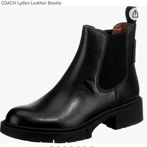 Coach black Chelsea boots | never been worn